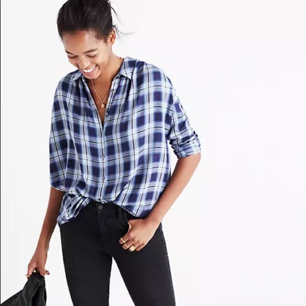 Madewell Plaid Lightweight Shirt